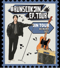 Image 7 of Bangtan Jin Tour Stickers | RunSeokjin Ep_Tour  Waterproof Vinyl Sticker Paper  | Concert Freebies