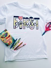 Image 4 of Back to School | CUSTOM GRADE / class / title tees