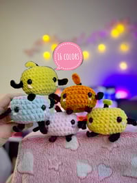 Image 2 of Junimo Crochet Plush | Stardew Valley Amigurumi Toy | Handmade Gamer Gift | Cute Junimo Stuffed Toy