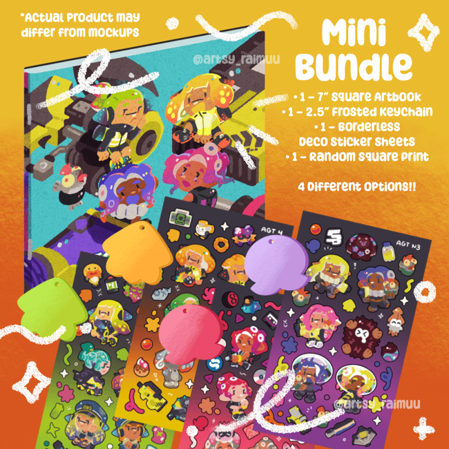 🍋 AGENT INKADIA Hyper Diver ~ ARTBOOK + MERCH MINI BUNDLE