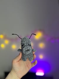 Image 2 of Ugly Plankton Meme Plush Amigurumi Crochet | Cursed Plankton TikTok Trend | Plankton Keychain