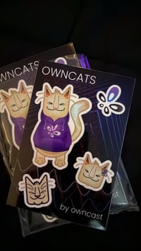 Image 2 of Owncats sticker sheet