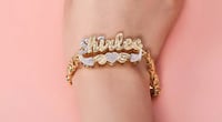 Heart plated bracelet 