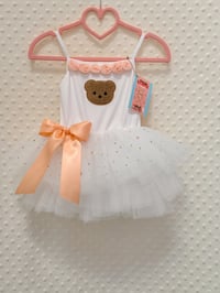 Teddy Bear Rosettes Tutu Dress
