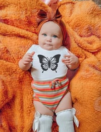 Image 1 of Butterfly Baby Top Baby Shower Gift Girl’s Bodysuit