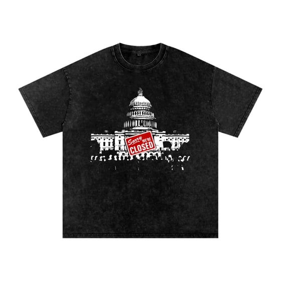 Image of Shut It Down Black Acid Wash
