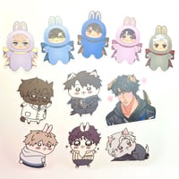 Image 8 of Love and Deepspace (Plush Buttons, Charms, Keychains, Stickers, and Prints)
