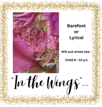 Dark Pink Lyrical size child 9 - 10 years