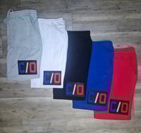C/O Embroidered Chenille Patch Sport Shorts