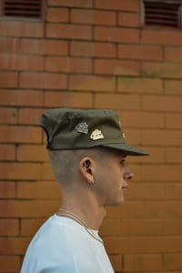 Image 5 of Painter Hat - Army Green