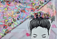Disney characters on bows scrunchie