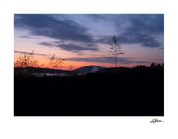 Image 1 of PRINT: BLUE HOUR SUNSET OVER MOUNT ASCUTNEY