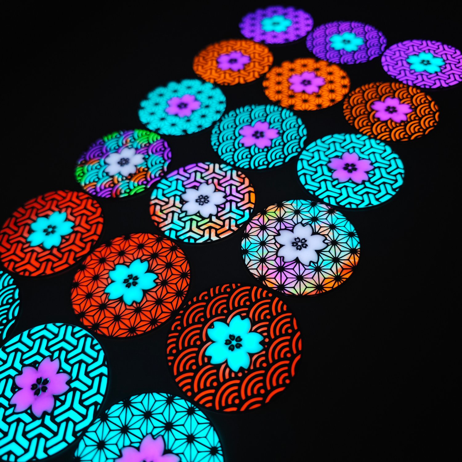 Image of Japanese Sakura motif patch