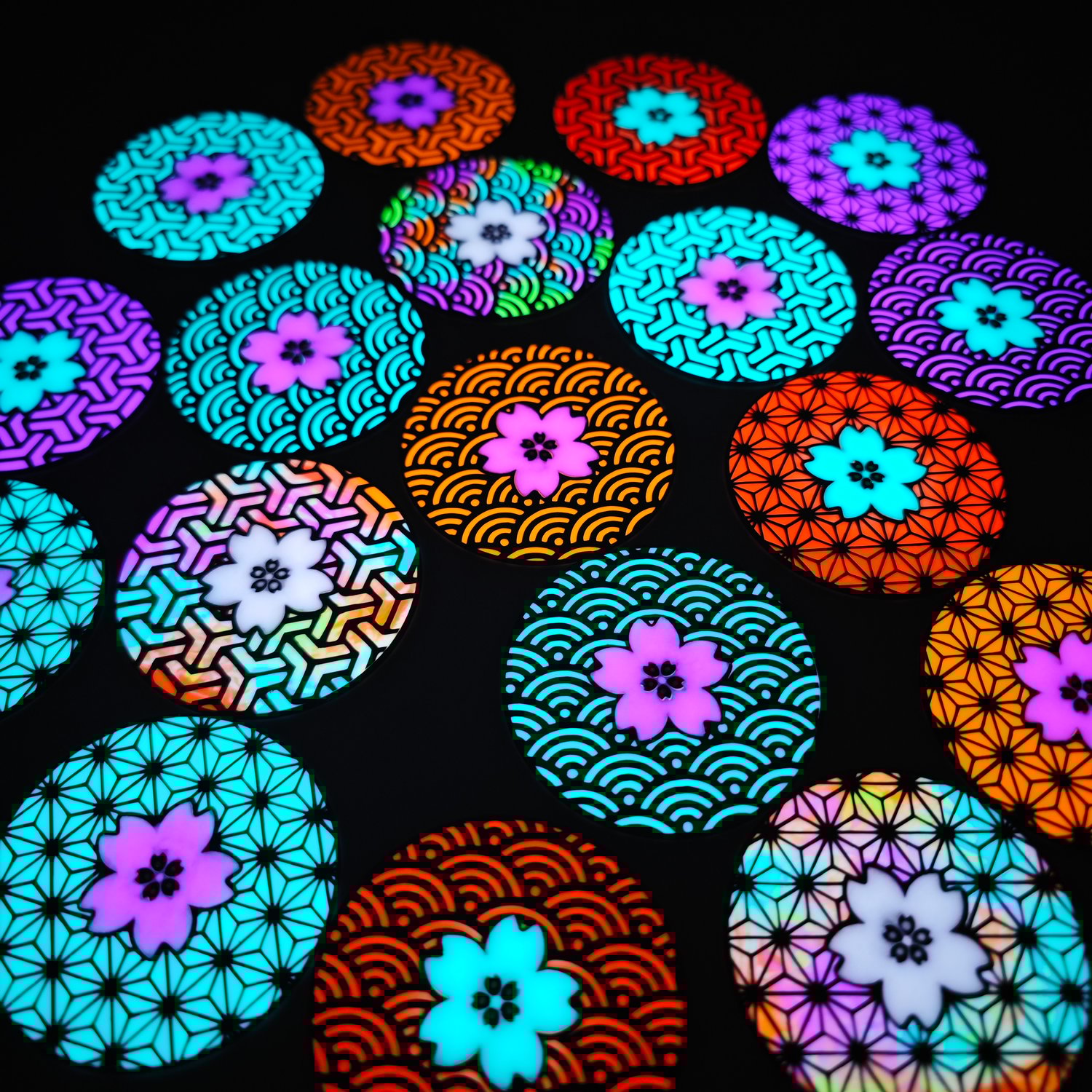 Image of Japanese Sakura motif patch