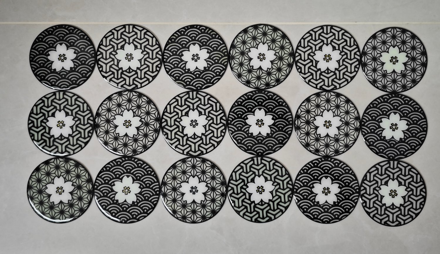 Image of Japanese Sakura motif patch