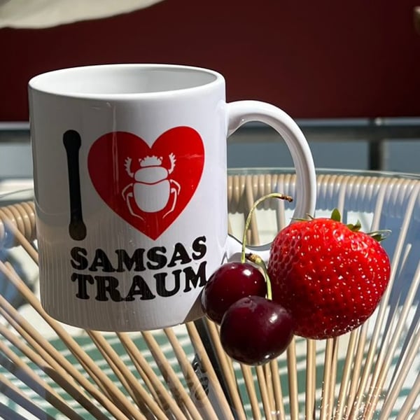 Image of SAMSAS-TRAUM-TASSE: I LOVE SAMSAS TRAUM!