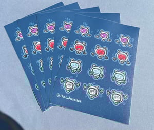 A6 Outrunner Emote Sticker Sheet
