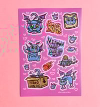 Image 1 of A6 Gimme Cat Sticker Sheet