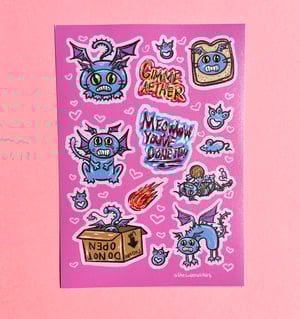 A6 Gimme Cat Sticker Sheet