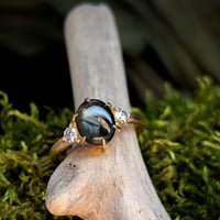 Dark Star Black Sapphire Ring