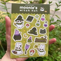 Image 2 of Moonie's Witch Hut Vinyl Sticker Sheet 