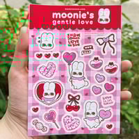 Image 2 of Moonie's Gentle Love Vinyl Sticker Sheet 