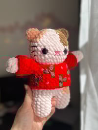 Image 2 of Cat Plush - Amigurumi Cat - Crochet Plushie - Soft Stuffed Animal - Kawaii Plush Toy Gift Cat Lover
