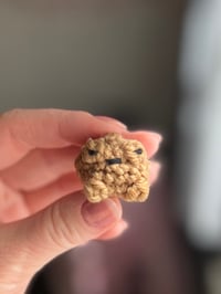 Image 4 of Mini Frog Plushie – Pocket Crochet Frog Keychain – Tiny Amigurumi Frog Toy – Handmade Gift