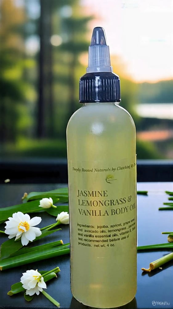 Image of Jasmine, Lemongrass & Vanilla Body & Hair Oil