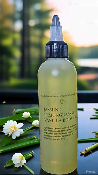 Image of Jasmine, Lemongrass & Vanilla Body & Hair Oil