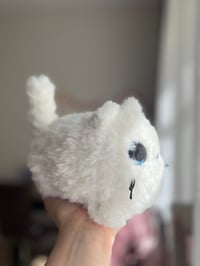 Image 3 of Loaf Cat Amigurumi Plush | Fluffy Crochet Cat Toy | Handmade Soft Kitty | Kawaii Cat Lover Gift