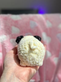 Image 3 of Crochet Pug Plush – Handmade Amigurumi Dog – Kawaii Stuffed Animal Toy – Gift for Dog Lovers