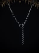 Image 4 of three of swords necklace