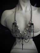 Image 7 of three of swords necklace