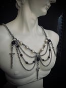 Image 8 of three of swords necklace