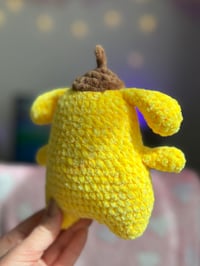 Image 4 of Pompompurin Amigurumi – Handmade Crochet Plush of Sanrio Character – Kawaii Gift for Fans