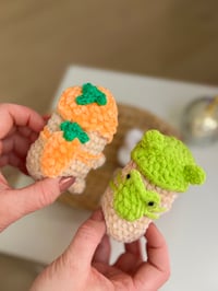 Image 4 of Mini Amigurumi Capybara Keychain – Handmade Plush Toy - Kawaii Crochet Bag Charm