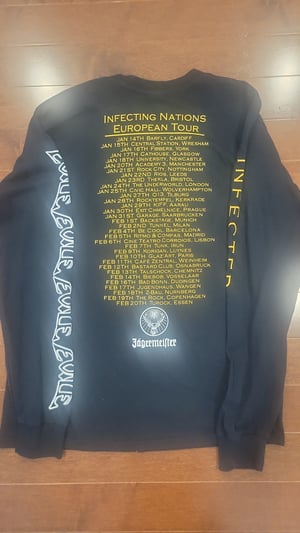 Image of EVILE INFECTED NATIONS 4 SIDED LONGSLEEVE