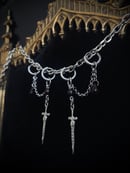 Image 3 of die by the sword earrings