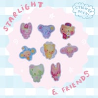 starlight and friends sticker pack