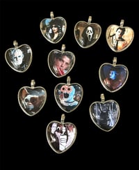 Image 1 of horror heart pendants