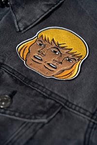 Image 3 of Three eyes embroidered patch.