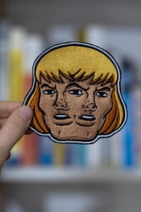 Image 2 of Three eyes embroidered patch.