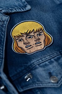 Image 4 of Three eyes embroidered patch.