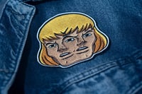 Image 5 of Three eyes embroidered patch.