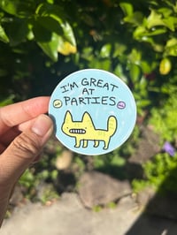 Great at parties Sticker