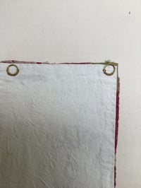Image 3 of Pansy. Small textile wall hanging