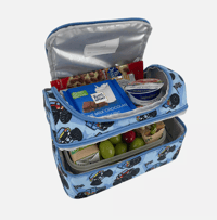 Image 7 of Sachi Double Decker Insulated Kids Lunch Bag