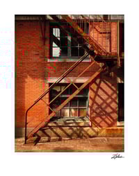 Image 1 of PRINT: FIRE ESCAPE