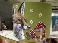 Image 2 of Autumn Fox Lampshade 